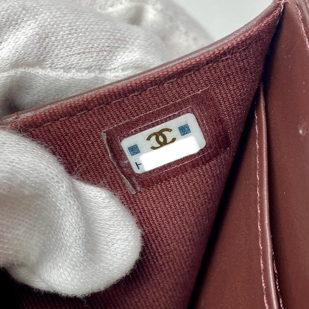 CHANEL Black Caviar Leather Logo Wallet - Picture 13 of 14